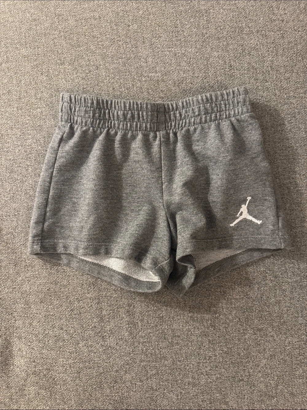5/$15- Jordan Gray Fleece Lounge Shorts with Jumpman Logo